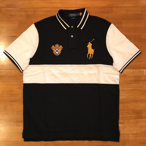 POLO RALPH LAUREN White Trim Big Pony Polo - Picture 2 of 4